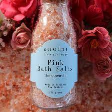 Anoint Pink Bath Salt Bottle