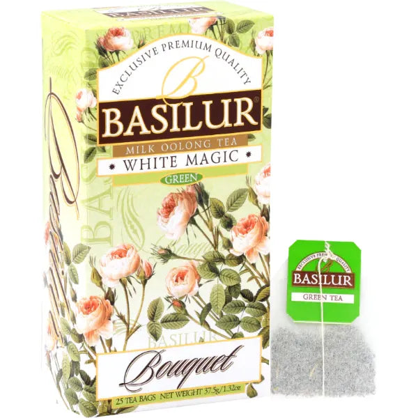 Basilur-WHITE MAGIC-Milk Oolong-Green Tea-Bouquet