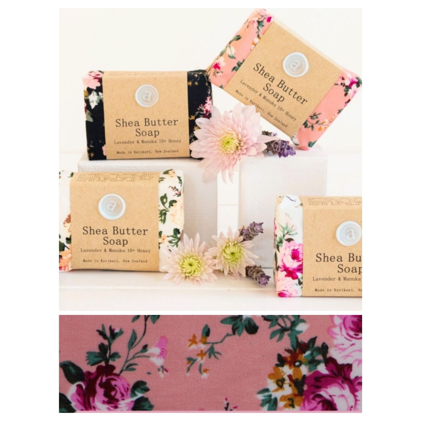 Anoint  Shea Butter Soap (Pink Floral Bouquet)