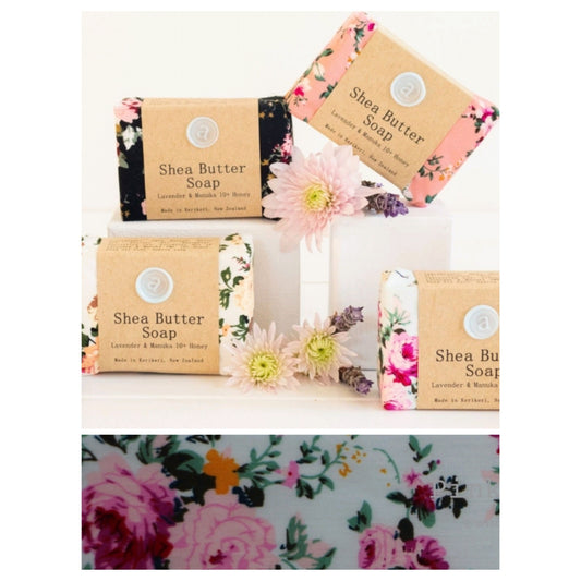 Anoint  Shea Butter Soap (Blue Floral Bouquet)